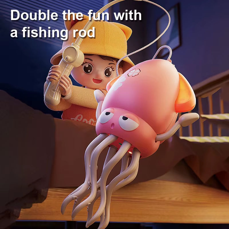 1Pc Funny Dancing Octopus Toy Crawling Auto-Sensing Avoiding Obstacles Electronic Pet with Music Light Kids Christmas Gifts